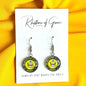 Military Mom Marvels: Army Cabochon Dangle Earrings!