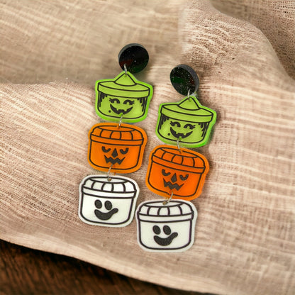Boo Buckets Earrings: Your Spook-tacular Halloween Statement - Rhythms of Grace Creative