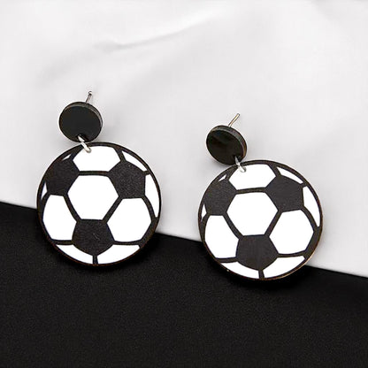 Score Big with Sports-Themed Dangle Earrings!