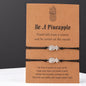 Pineapple Wish Bracelet (Set of 2) - Friendship Magic Awaits! 🍍