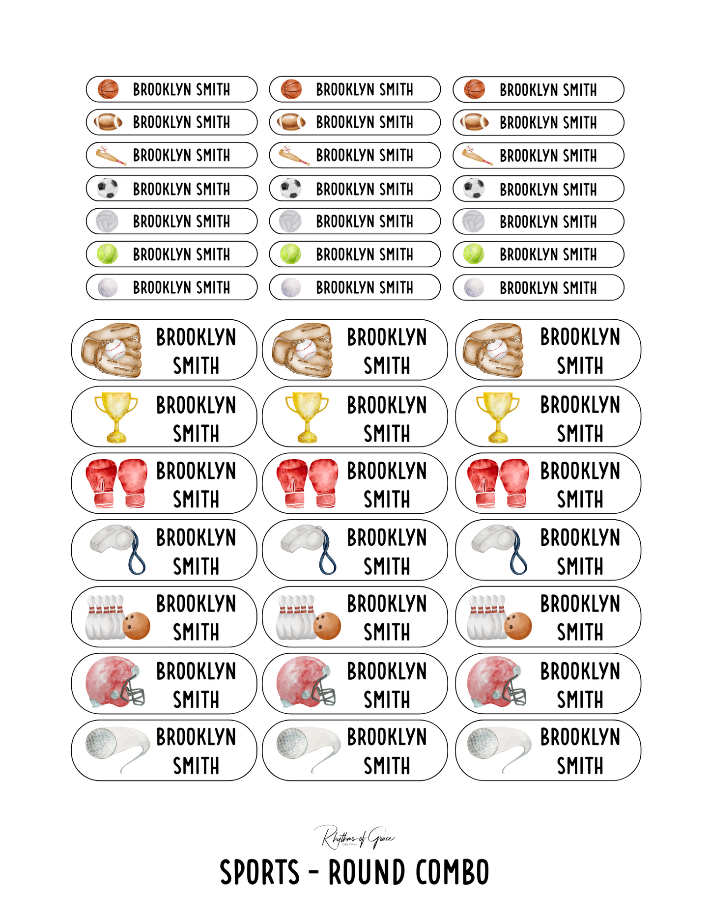 Back to School Personalized Character Labels – Waterproof & Customizable!