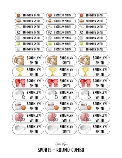Back to School Personalized Character Labels – Waterproof & Customizable!