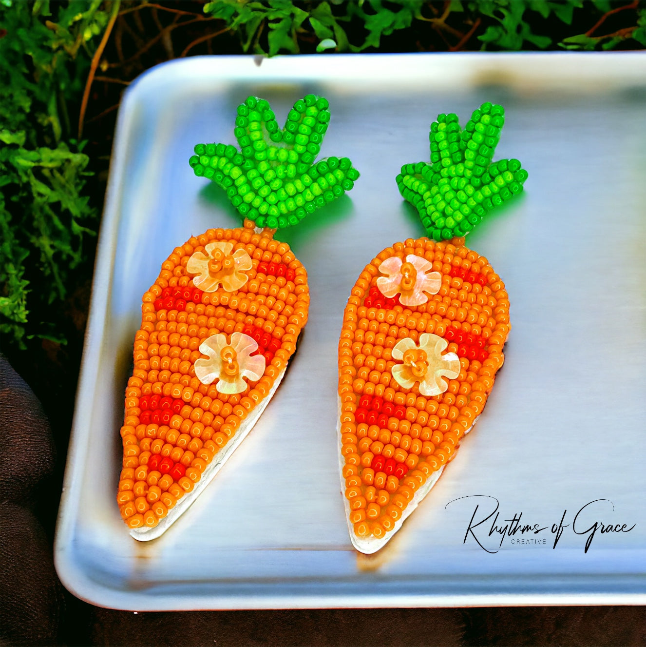 Beaded Easter Earrings - Hop Into Spring Style! - Rhythms of Grace Creative