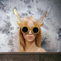 Gold Guitar Sunglasses - Rock n Roll, Guitar Accessories, Electric Guitar, Fest Attire - Rhythms of Grace Creative