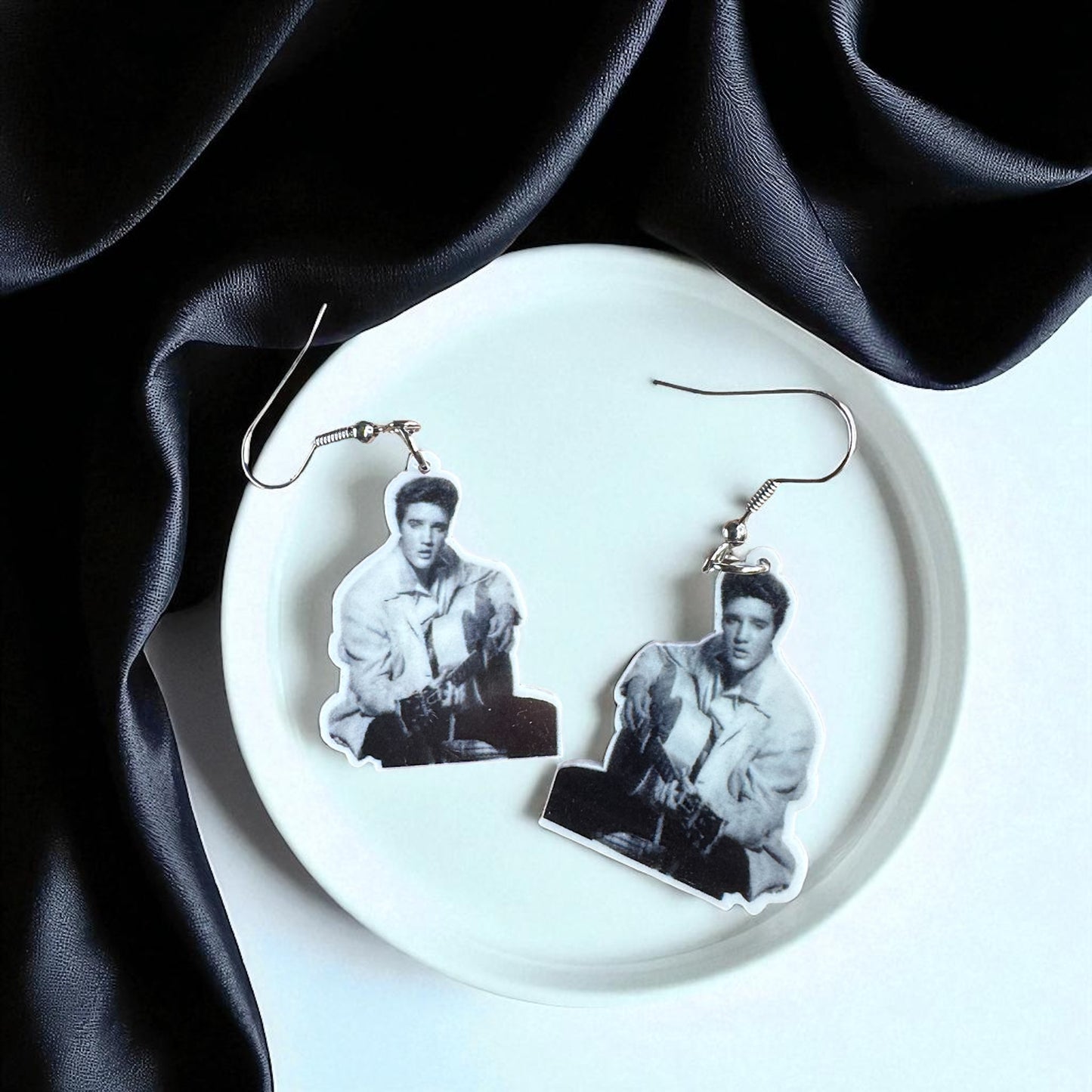 Rock Your Style: Elvis Presley Dangle Earrings - 12 Iconic Designs! 🎸