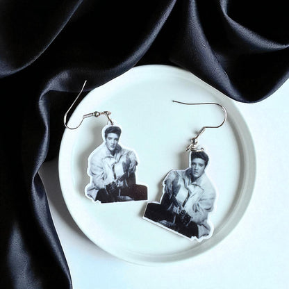 Rock Your Style: Elvis Presley Dangle Earrings - 12 Iconic Designs! 🎸