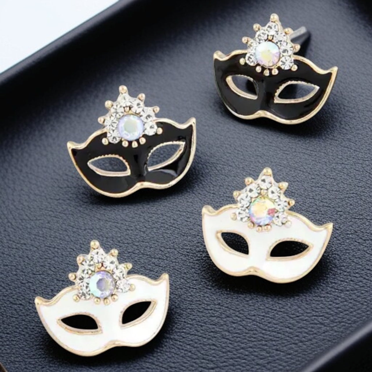 Mystical Masquerade Mask Earrings – Unveil the Mystery!