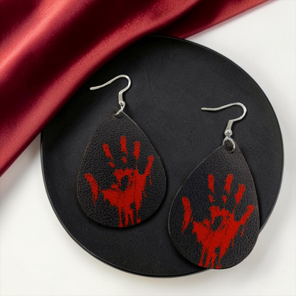 Crime Scene Chic: Spooky True Crime Dangle Earrings!