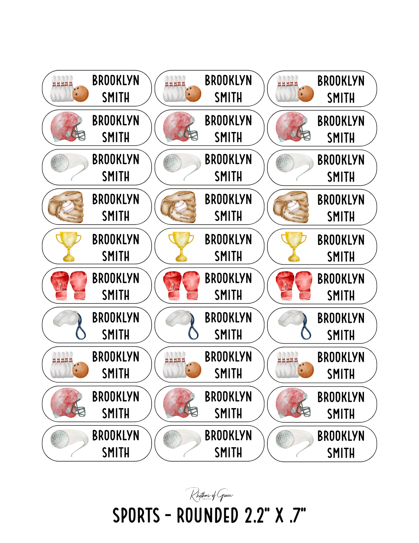 Back to School Personalized Character Labels – Waterproof & Customizable!