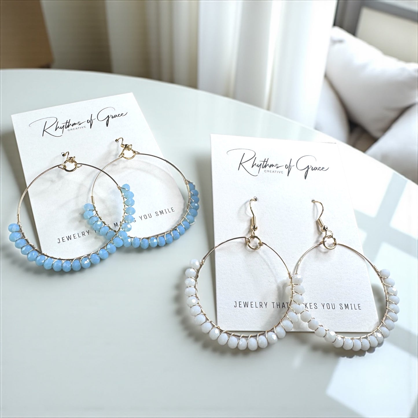 Boho Breeze Beaded Earrings – Soft Hues, Big Style!