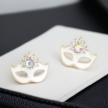 Mystical Masquerade Mask Earrings – Unveil the Mystery!