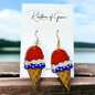 Patriotic Ice Cream Earrings - Sweet Style for Every Celebration! 🍦