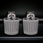Ravishing Raccoon Stud Earrings - Double the Cuteness!