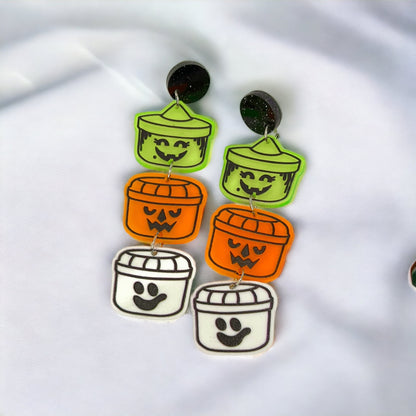 Boo Buckets Earrings: Your Spook-tacular Halloween Statement - Rhythms of Grace Creative