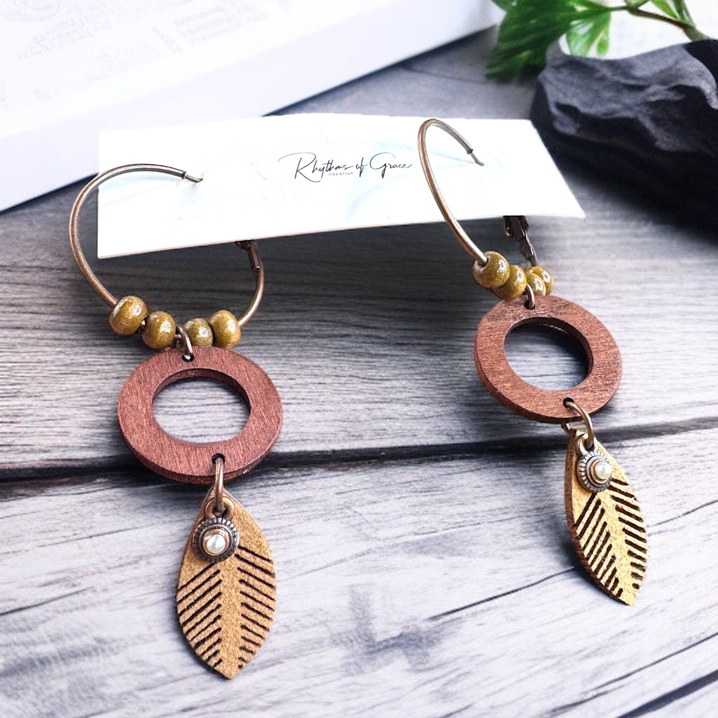 Boho Chic Hoop Dangle Earrings: Your New Statement Piece!