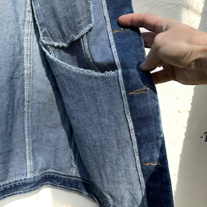 Eras Tour Ready: Dazzling Upcycled Se7en Jacket with Chic Design! Oversized Medium