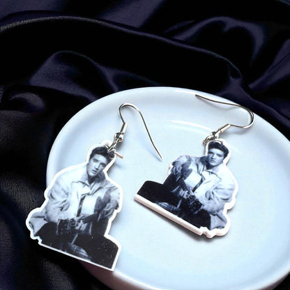 Rock Your Style: Elvis Presley Dangle Earrings - 12 Iconic Designs! 🎸