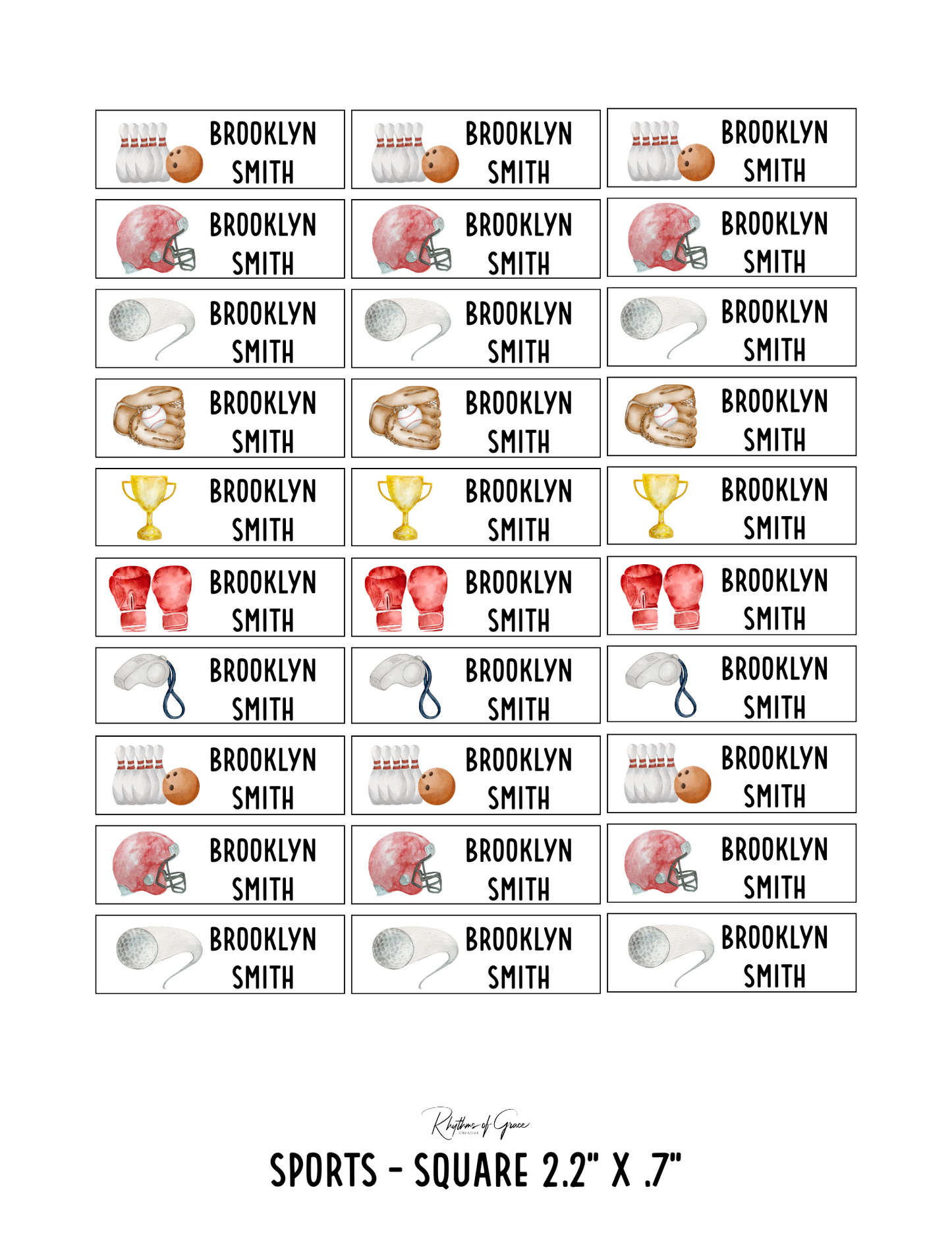 Back to School Personalized Character Labels – Waterproof & Customizable!