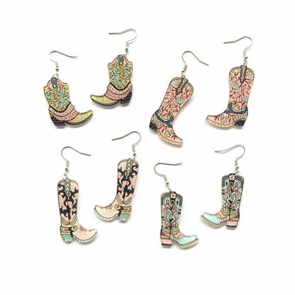 Boot Scootin' Bling: Cowgirl Boots Earrings for Your Inner Rockstar!