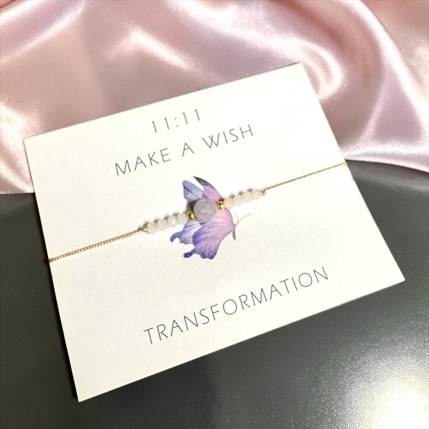 Make a Wish 11:11 Beaded Bracelet — Wear Your Dreams, Spark Your Transformation!