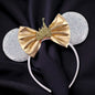 Princess Castle Mouse Ears, Gold Bow, Silver or Gold Castle - Brand New!