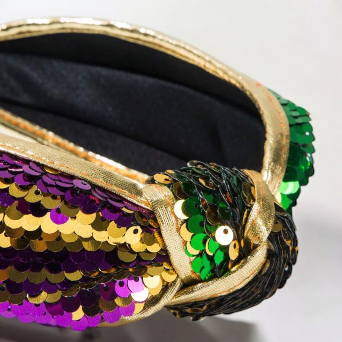 Sequin Mardi Gras Headband: Shine Bright in Festive Style! 🎭