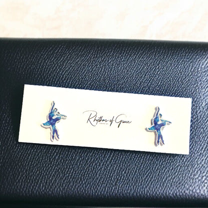 Sparkle Like a Superstar: Dancer Stud Earrings for Every Twirl and Tumble!