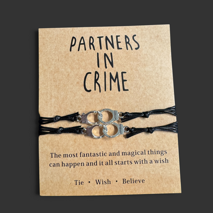 Besties for Life: Partners in Crime Bracelet Set!