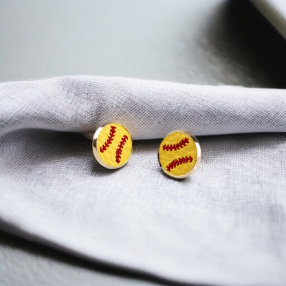 Step Up to the Plate with Our Baseball & Softball Stud Earrings! ⚾🥎