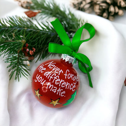 Healthcare Heroes Ornament -  Nirse Ornament, Christmas Ornament, Holiday Gift, Ornament Exchange, Stocking Stuffer, Personalized Ornament, Teacher Ornament - Rhythms of Grace Creative