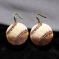 Home Run Style: Realistic Baseball Dangle Earrings!