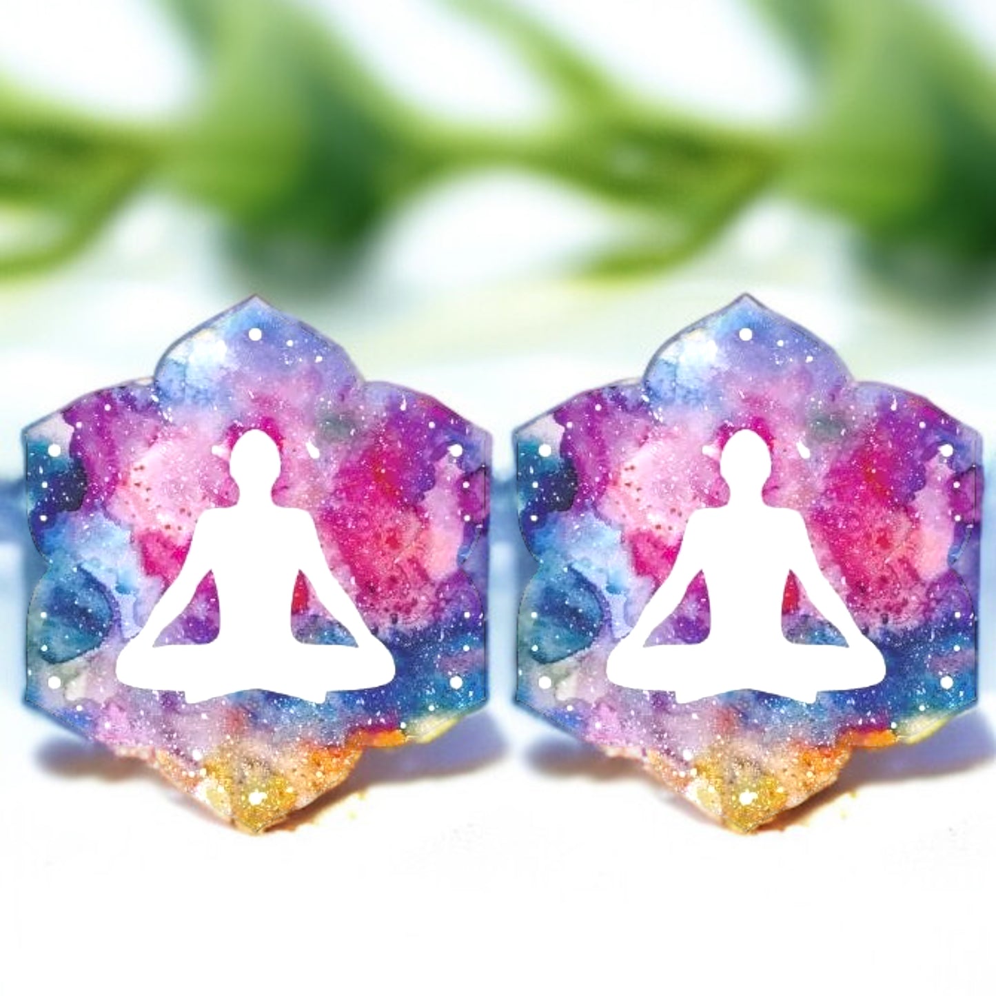 Zen Vibes Only: Yoga Stud Earrings for the Yogi in You!