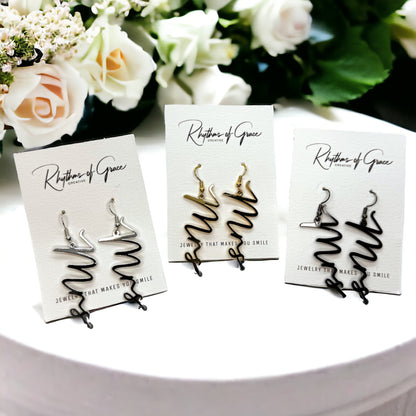 Say "I Do" to Style with Our Stunning MRS Bride Dangle Earrings! 🎉