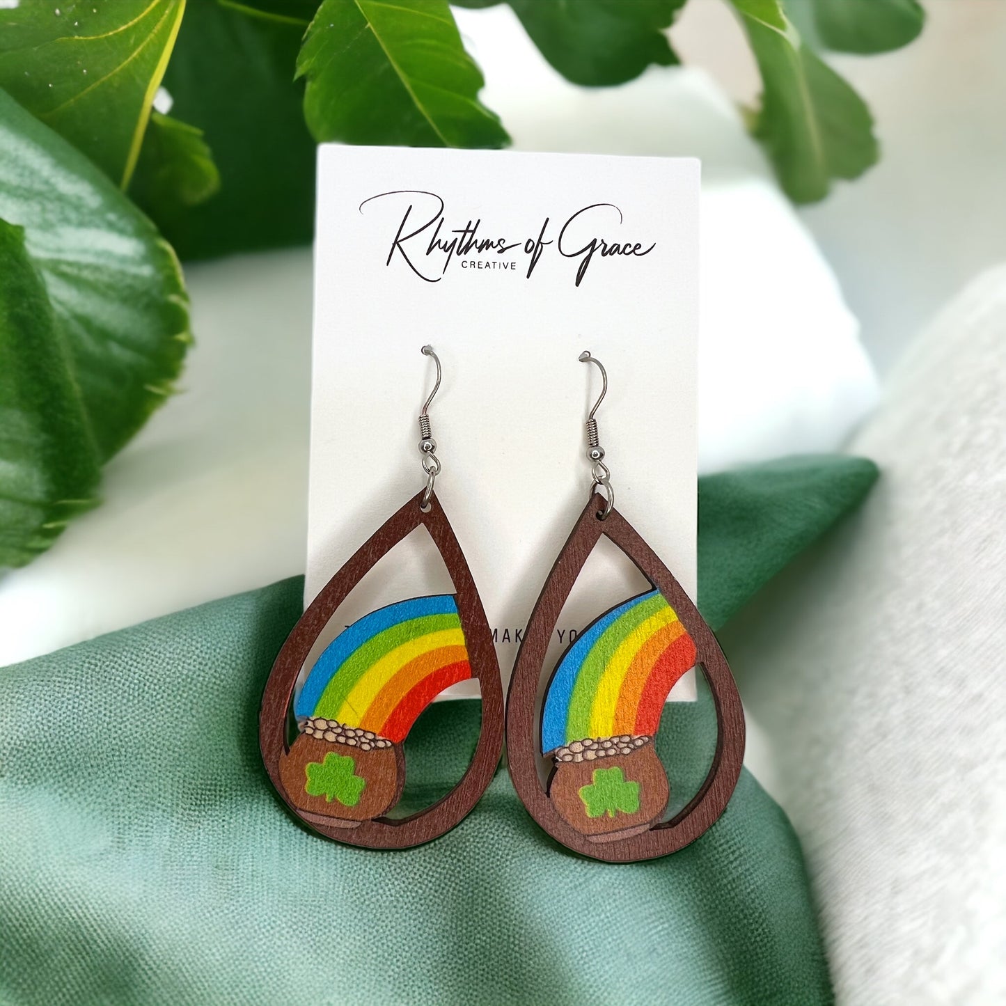 Pot of Gold Earrings: Your Lucky Charm for St. Patrick's Day! - Rhythms of Grace Creative