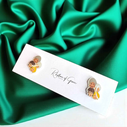 Stay Golden – Golden Girls Earrings for Fierce, Fabulous Fans 🌴