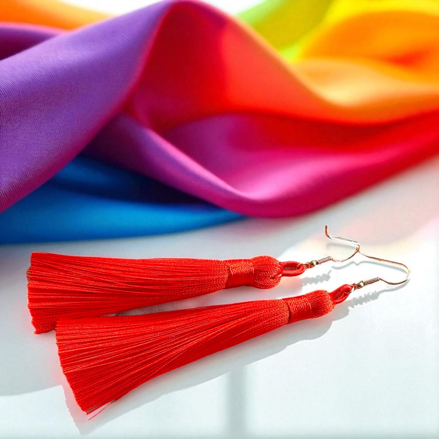 Tassel Power: Colorful Boho Dangle Earrings in 9 Vibrant Shades!