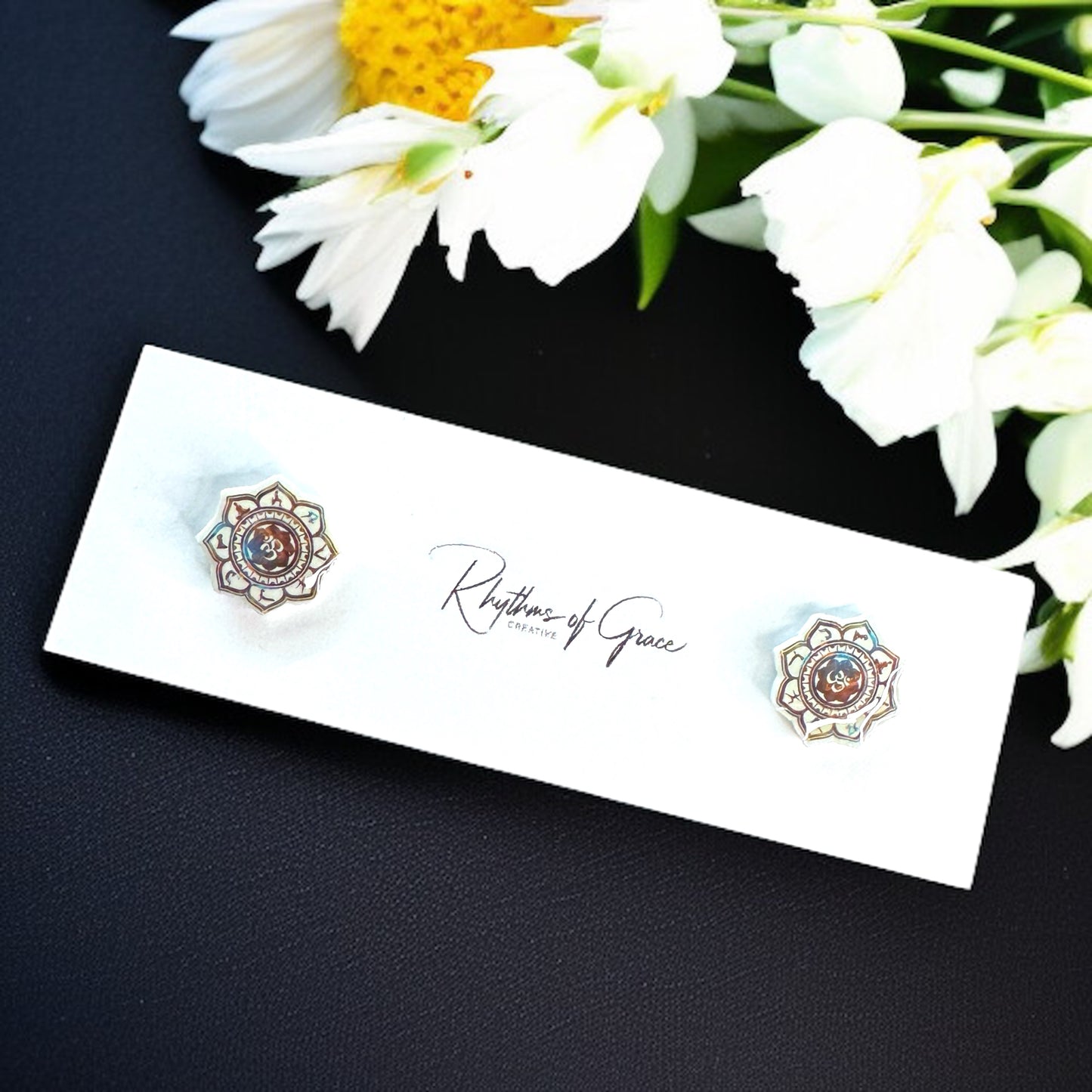 Zen Vibes Only: Yoga Stud Earrings for the Yogi in You!