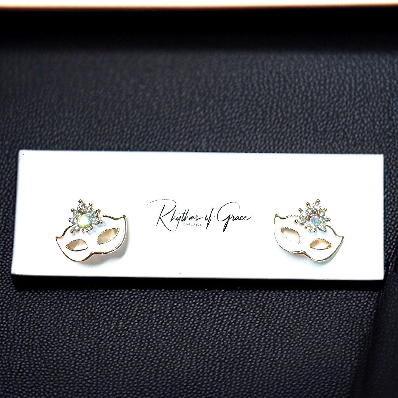 Mystical Masquerade Mask Earrings – Unveil the Mystery!