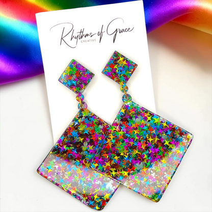 Glitter Up Your Life: Dazzling Oversized Earrings for Every Occasion!