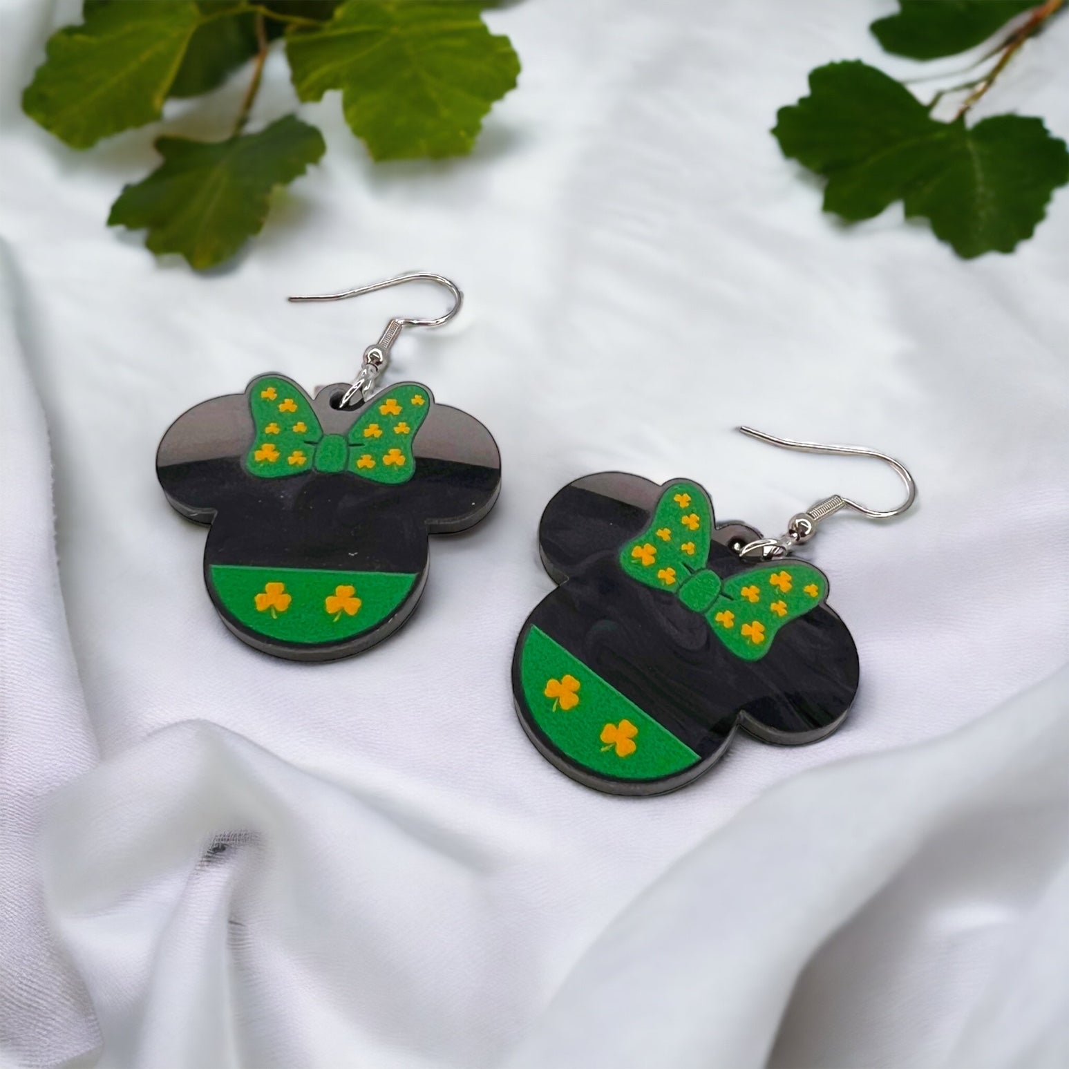 Lucky Mouse Ear Earrings - St. Patty's Day Edition! 🍀 - Rhythms of Grace Creative