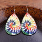 Radiant Rainbow Tie Dye Earrings – Celebrate with Color!