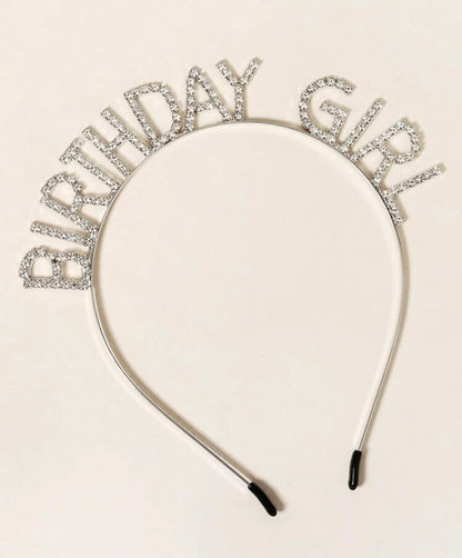 Birthday Headband - Rhinestone Headband, Rhinestone Headpiece, Birthday Headpiece, Birthday Party, It’s My Birthday - Rhythms of Grace Creative