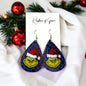 Mean One Dangle Earrings: Get Your Grinch On This Christmas!