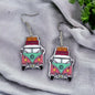 Hippie Van Earrings - Van Accessories, Roadtrip Earrings, Travel Accessories, Flower Power - Rhythms of Grace Creative