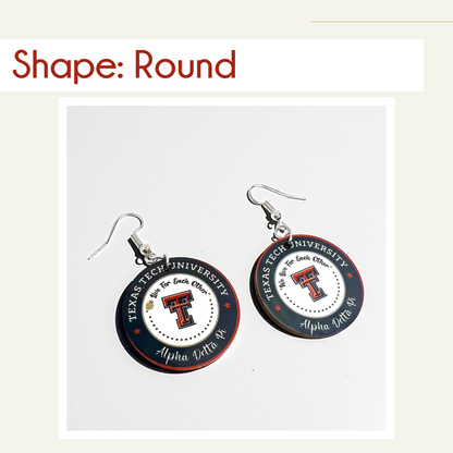 Your Style, Your Design: Custom Sublimation Earrings!