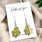 Inspiring Belief Dangle Earrings: Be-Leaf in You! 🌿 - Rhythms of Grace Creative