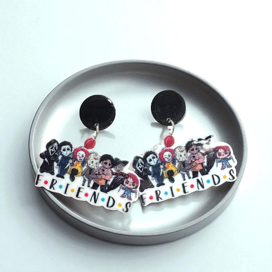 Spooktacular FRIENDS Earrings: Hauntingly Chic Halloween Accessories! - Rhythms of Grace Creative