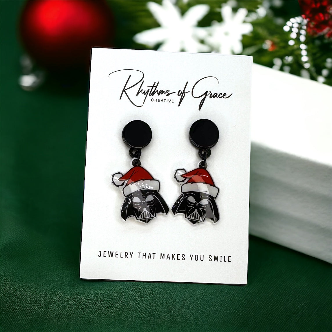 Unleash Your Holiday Force with Star Wars Christmas Earrings!