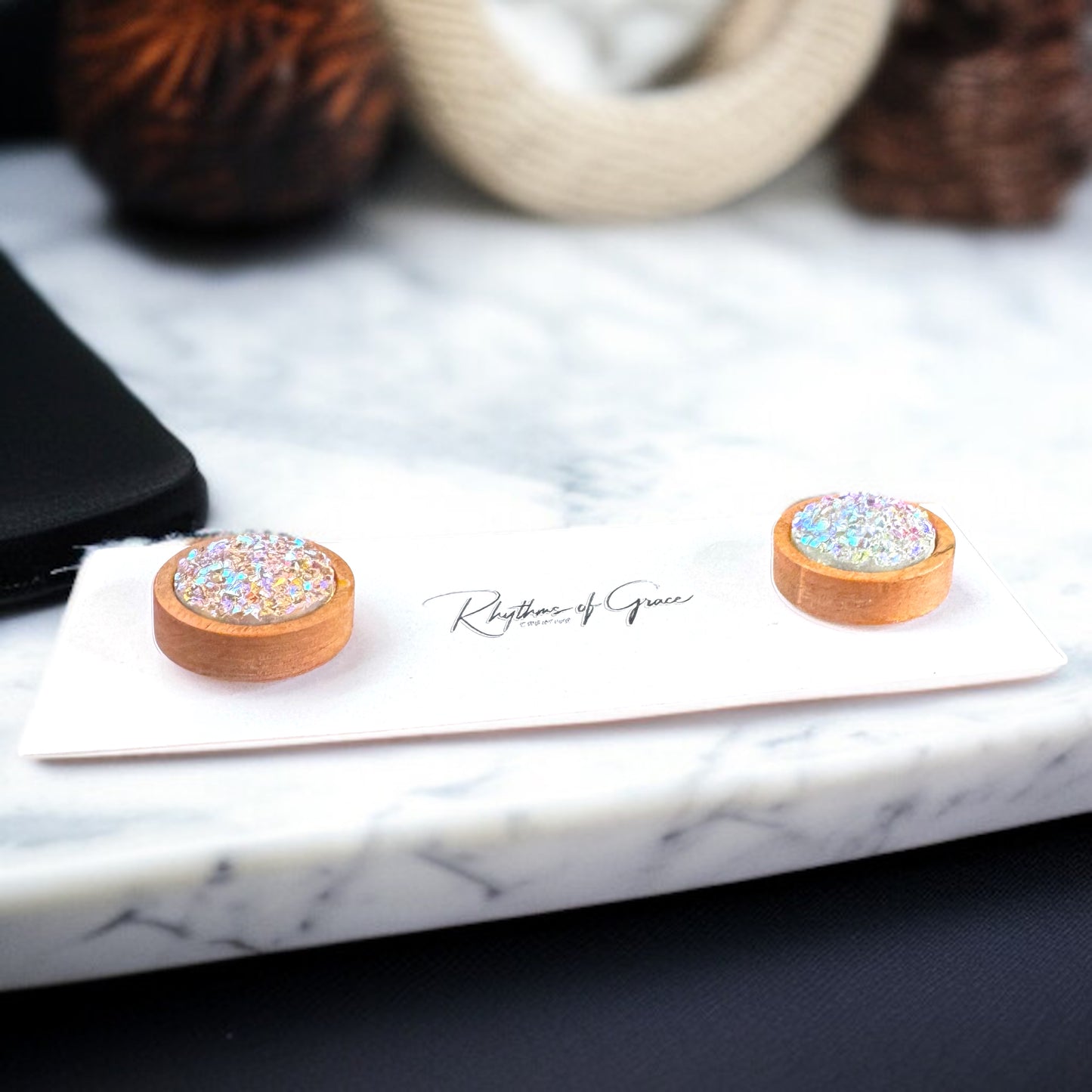 Sparkle & Shine: Faux Druzy Stud Earrings! ✨