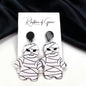 Mummy Earrings - Unwrap the Halloween Fun!